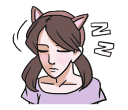AsB - The Comic Cat Girls sticker #5458056