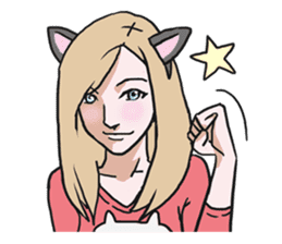 AsB - The Comic Cat Girls sticker #5458058