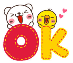 bear heart 22 sticker #5458107