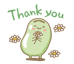 Broad bean sticker sticker #5458224