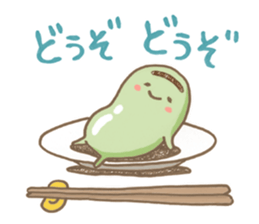 Broad bean sticker sticker #5458227