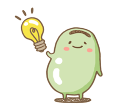 Broad bean sticker sticker #5458239