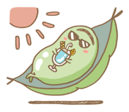 Broad bean sticker sticker #5458243