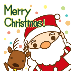 Mr. Santa and Mr. reindeer