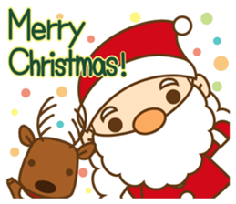 Mr. Santa and Mr. reindeer sticker #5458301