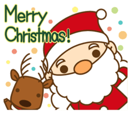Mr. Santa and Mr. reindeer sticker #5458301