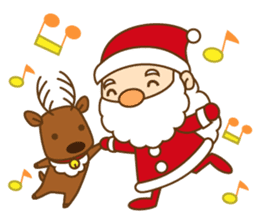 Mr. Santa and Mr. reindeer sticker #5458306