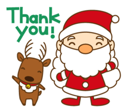 Mr. Santa and Mr. reindeer sticker #5458322