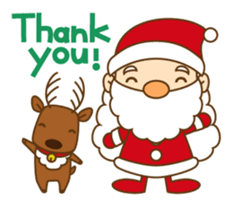 Mr. Santa and Mr. reindeer sticker #5458322