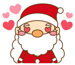 Mr. Santa and Mr. reindeer sticker #5458328