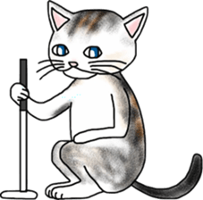 Scottish Fold of kitten Fran sticker #5458854