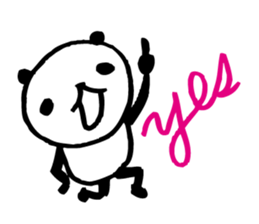 Every day of a panda36 sticker #5458888