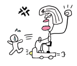 Nobucyan man sticker #5459225