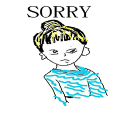 akane cute stickers for one day sticker #5459417