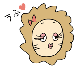 Lion Face sticker #5459455