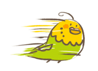 Petite parakeet sticker #5459742