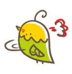 Petite parakeet sticker #5459755