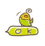 Petite parakeet sticker #5459762