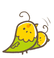 Petite parakeet sticker #5459763