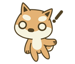Shiba Inu(Shiba-Dog) Little Butt 1 sticker #5459918