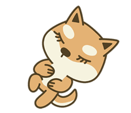 Shiba Inu(Shiba-Dog) Little Butt 1 sticker #5459926