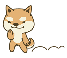 Shiba Inu(Shiba-Dog) Little Butt 1 sticker #5459928