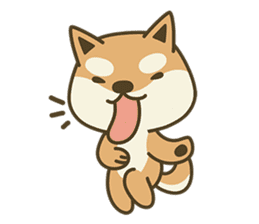 Shiba Inu(Shiba-Dog) Little Butt 1 sticker #5459932