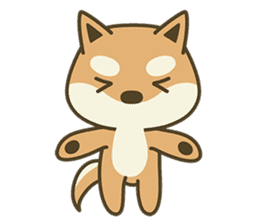 Shiba Inu(Shiba-Dog) Little Butt 1 sticker #5459933