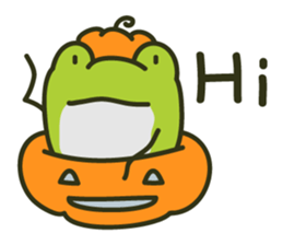 Keko the frog "frog or treat" sticker #5460100