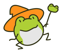 Keko the frog "frog or treat" sticker #5460104