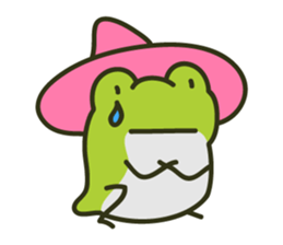 Keko the frog "frog or treat" sticker #5460106