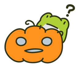 Keko the frog "frog or treat" sticker #5460108