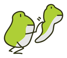 Keko the frog "frog or treat" sticker #5460110