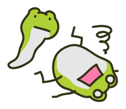 Keko the frog "frog or treat" sticker #5460113