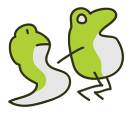 Keko the frog "frog or treat" sticker #5460114