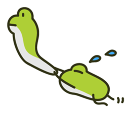 Keko the frog "frog or treat" sticker #5460115