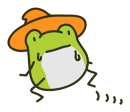Keko the frog "frog or treat" sticker #5460118