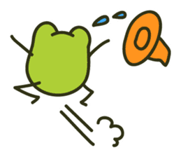 Keko the frog "frog or treat" sticker #5460119