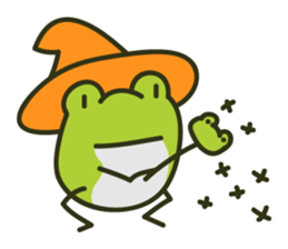 Keko the frog "frog or treat" sticker #5460120