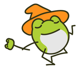 Keko the frog "frog or treat" sticker #5460121