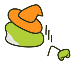 Keko the frog "frog or treat" sticker #5460123