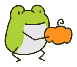 Keko the frog "frog or treat" sticker #5460124