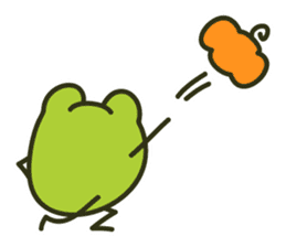 Keko the frog "frog or treat" sticker #5460126