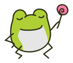 Keko the frog "frog or treat" sticker #5460129