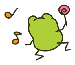 Keko the frog "frog or treat" sticker #5460130