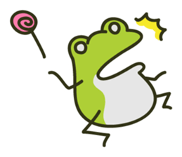 Keko the frog "frog or treat" sticker #5460131