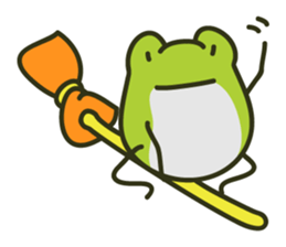Keko the frog "frog or treat" sticker #5460138