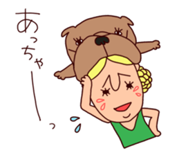 bullhat and Lily sticker #5460236
