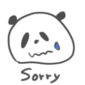 panda!!! sticker #5460783