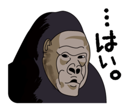 Annoying gorilla sticker #5461048